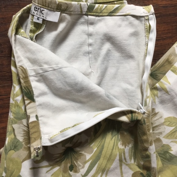 Eric casual capris, Hawaiian print, side zipper - Picture 2 of 2